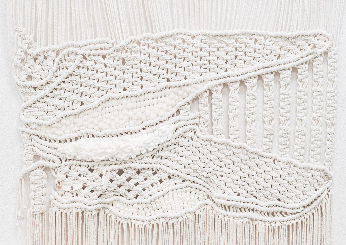 María José Valero - detalle de tapiz obra artística